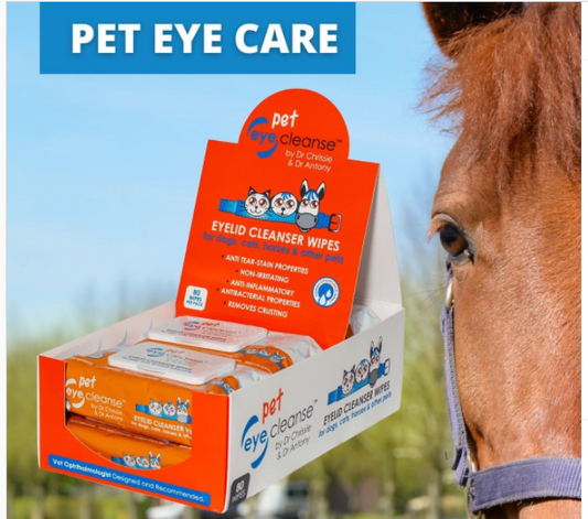 Pet Eye Cleanser Lid Wipes (80ct)